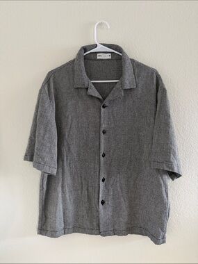 Zara Men’s Short-Sleeve Button-Down Shirt